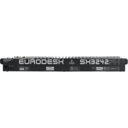 Eurodesk Sx3242fx Ultra-low Noise Design 32-input Live Mixer