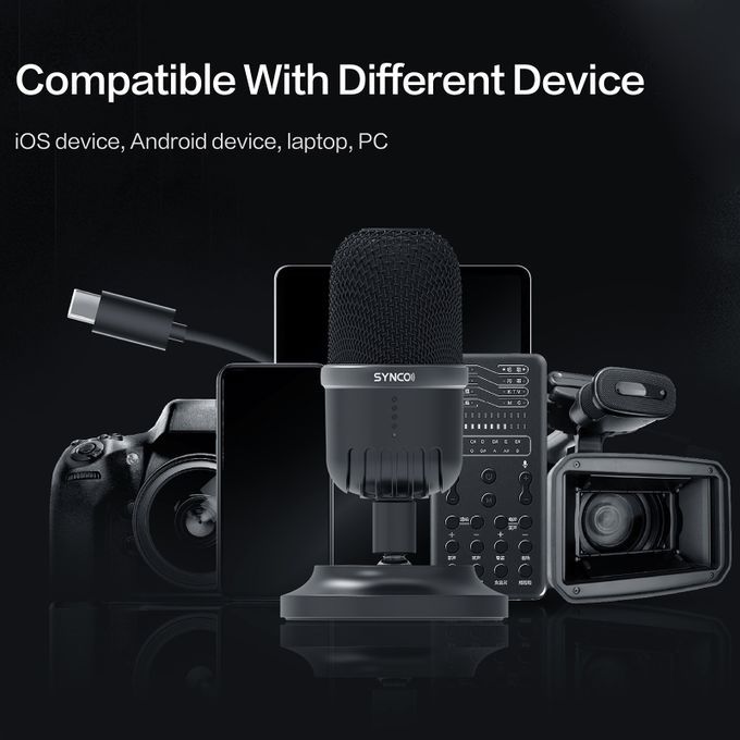 SYNCO CMic-V1M Desktop USB Condenser Microphone Mic