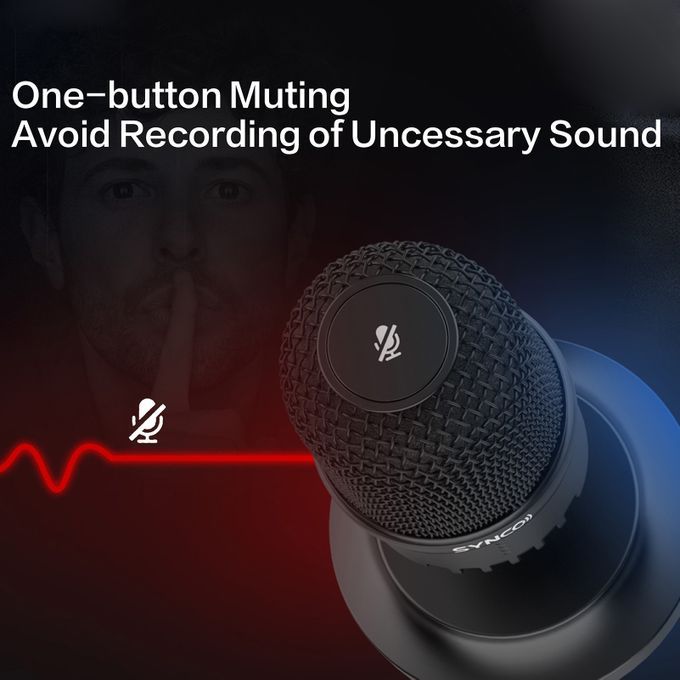 SYNCO CMic-V1M Desktop USB Condenser Microphone Mic