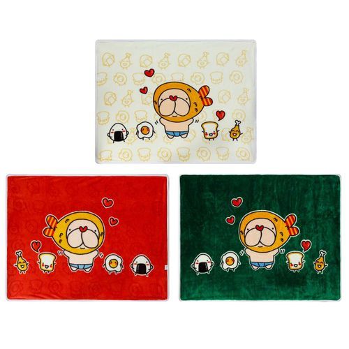 100*70CM Warm Flannel Pet Dog Cat Pad Blanket Warming  [Red]
