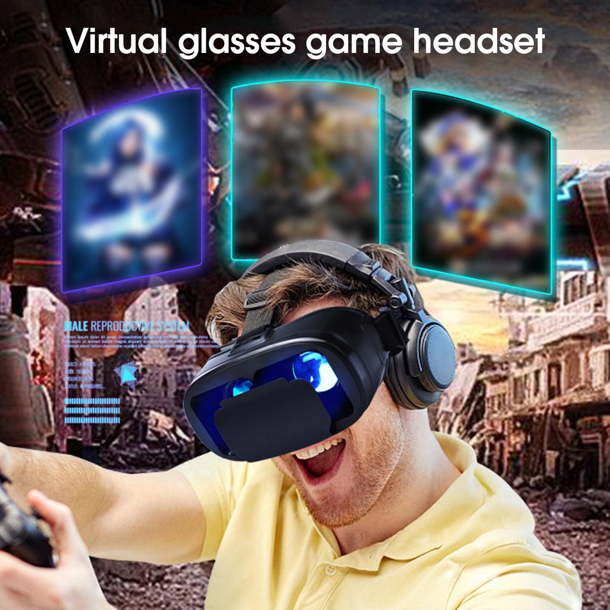 VR Glasses Virtual Reality VR Headset B