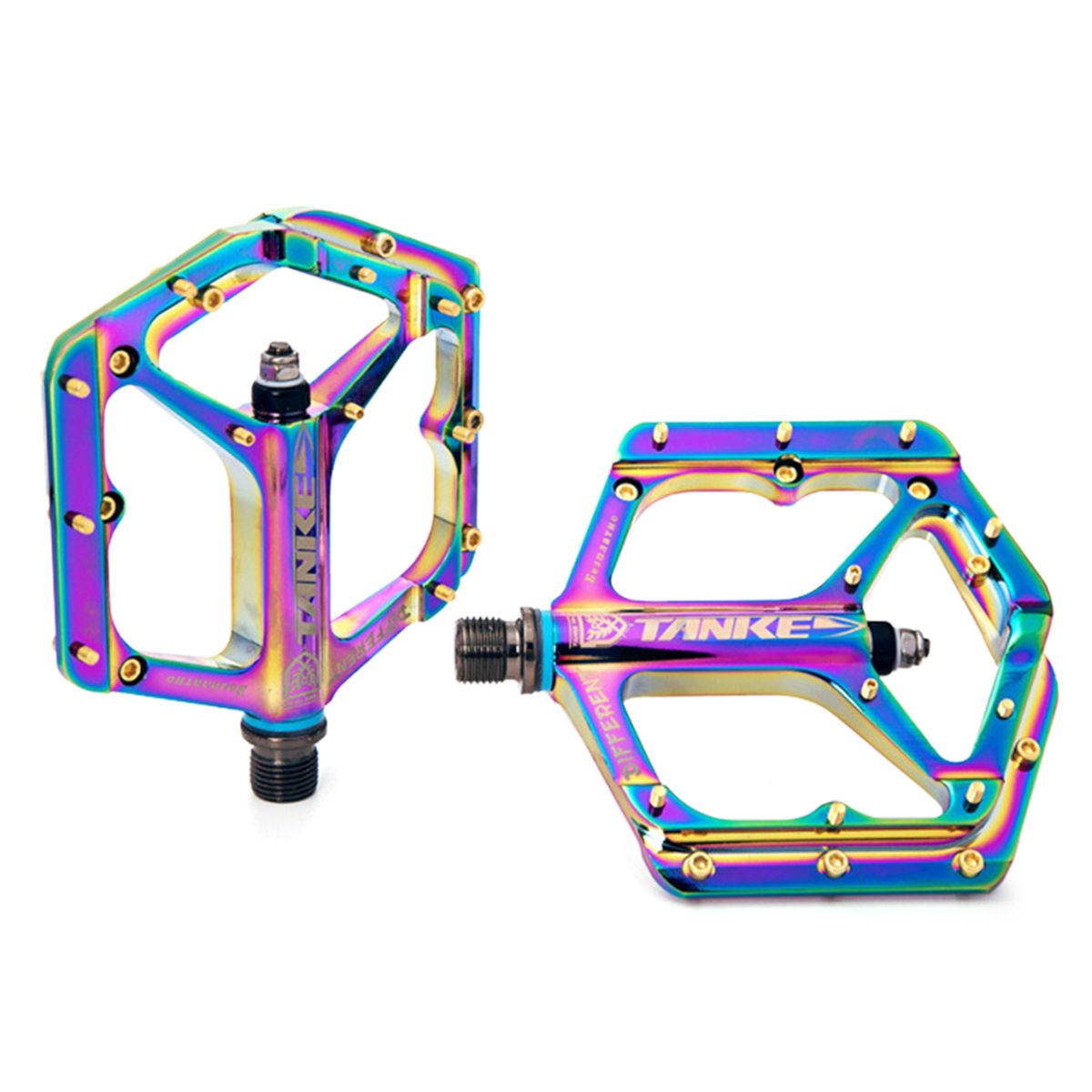 Bicycle Pedals Colorful Cycling Road Bike Pedals Non-slip