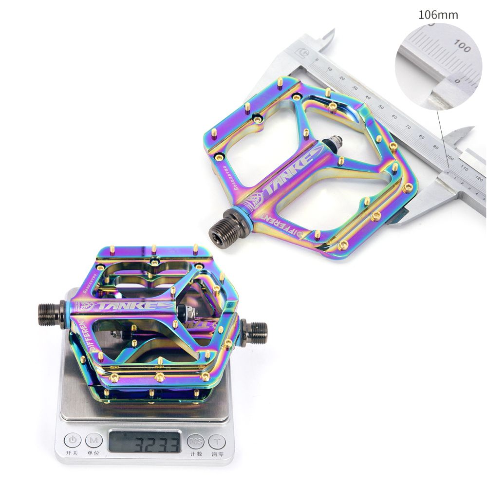 Bicycle Pedals Colorful Cycling Road Bike Pedals Non-slip