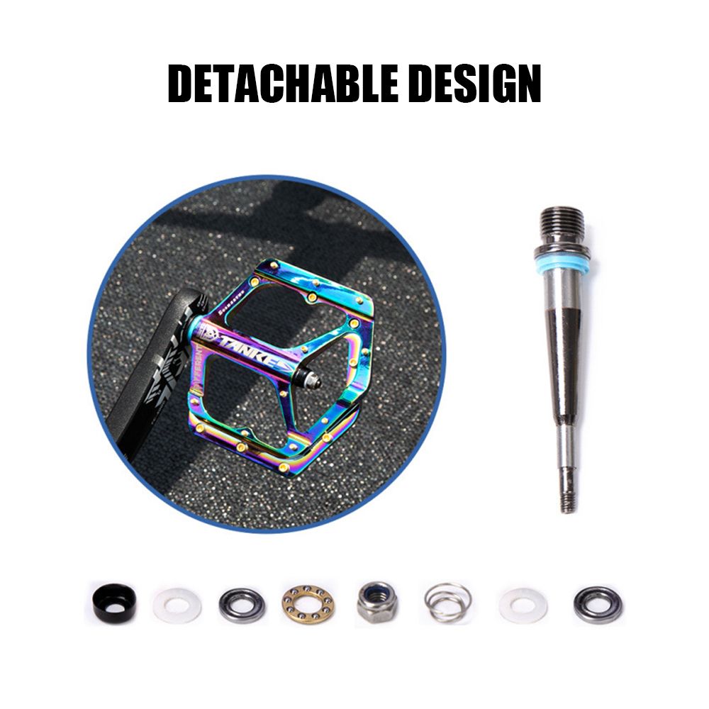 Bicycle Pedals Colorful Cycling Road Bike Pedals Non-slip
