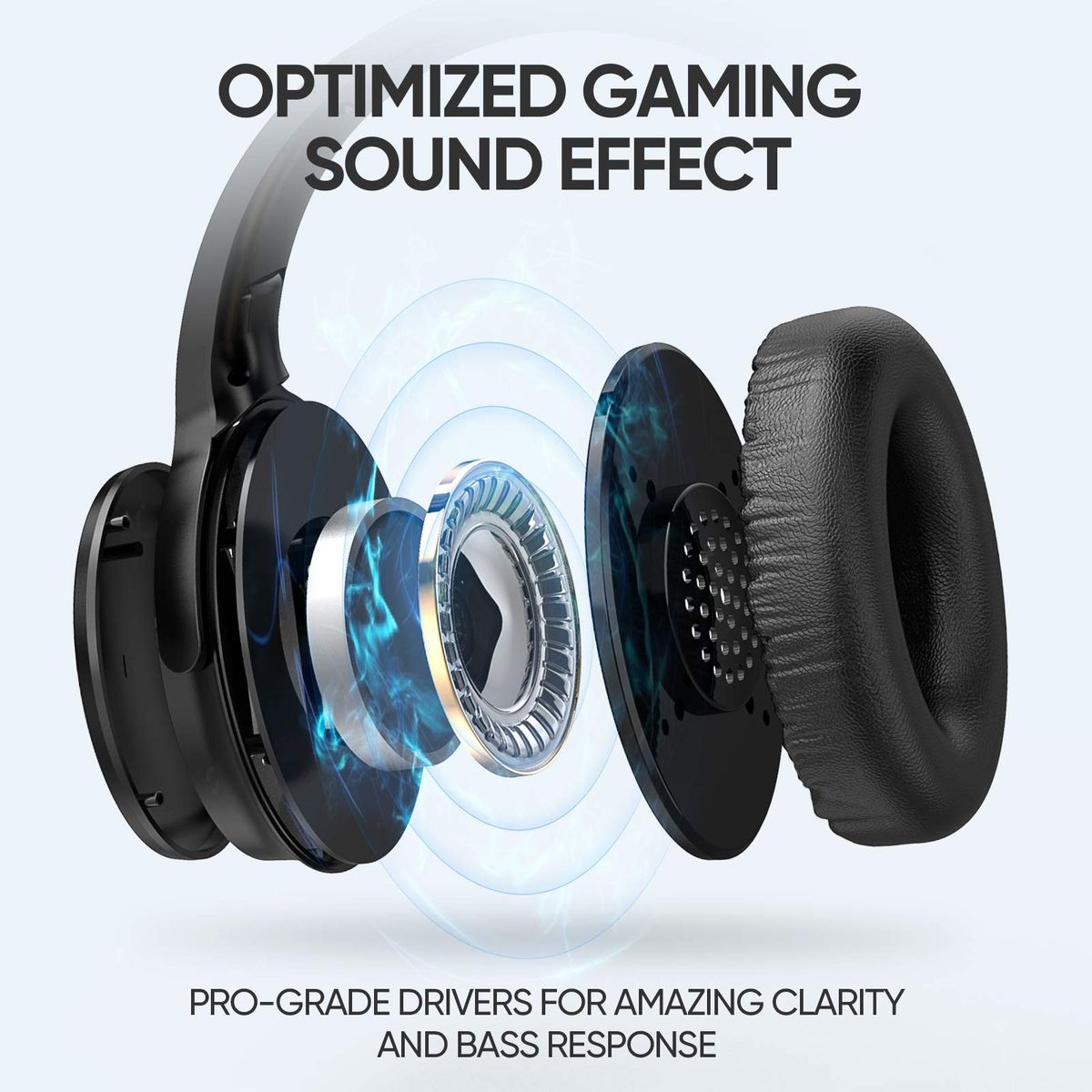 For Oculus Quest 2 VR Headset Earmuffs Noise Reduction Gaming Headphone Increase PC Games Immersion For Meta Quest 2 Accessories B