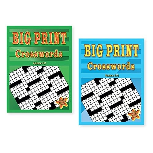 Big Print Crosswords Puzzle Book