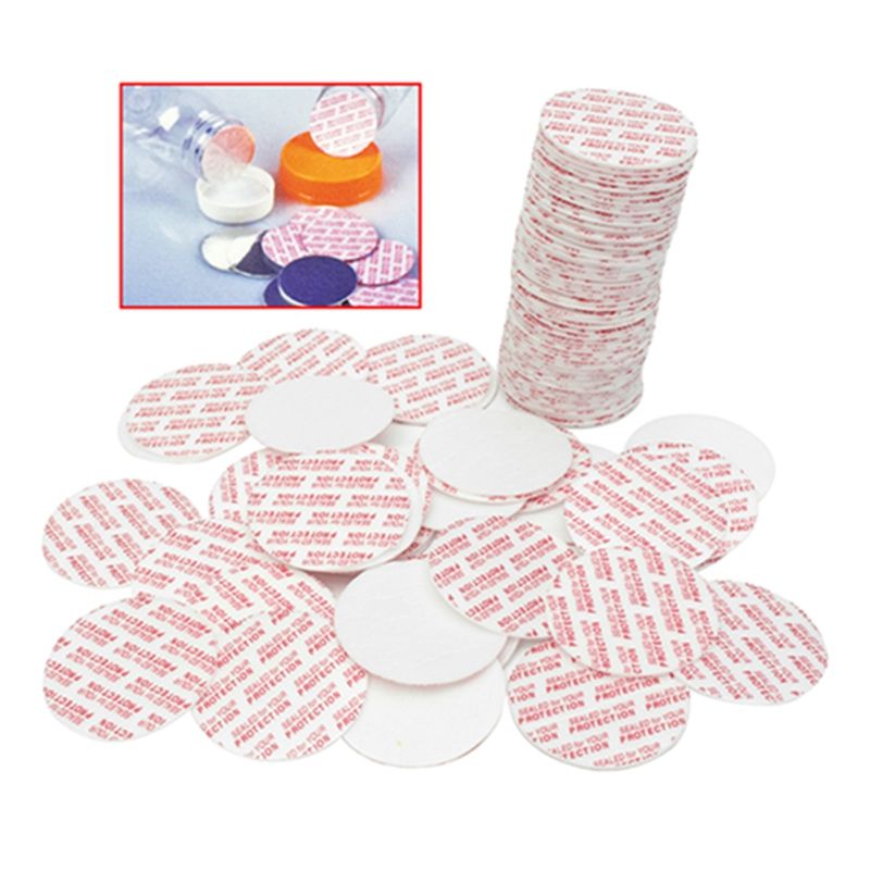 900Pcs Press & Seal Cap Liners Jar Bottle Foam Safety Tamper Seals # 28mm