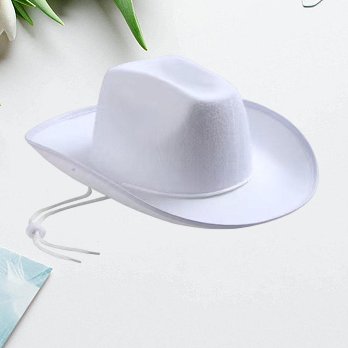 Jazz Hat Western Cowgirl Jazz Sun Hat White