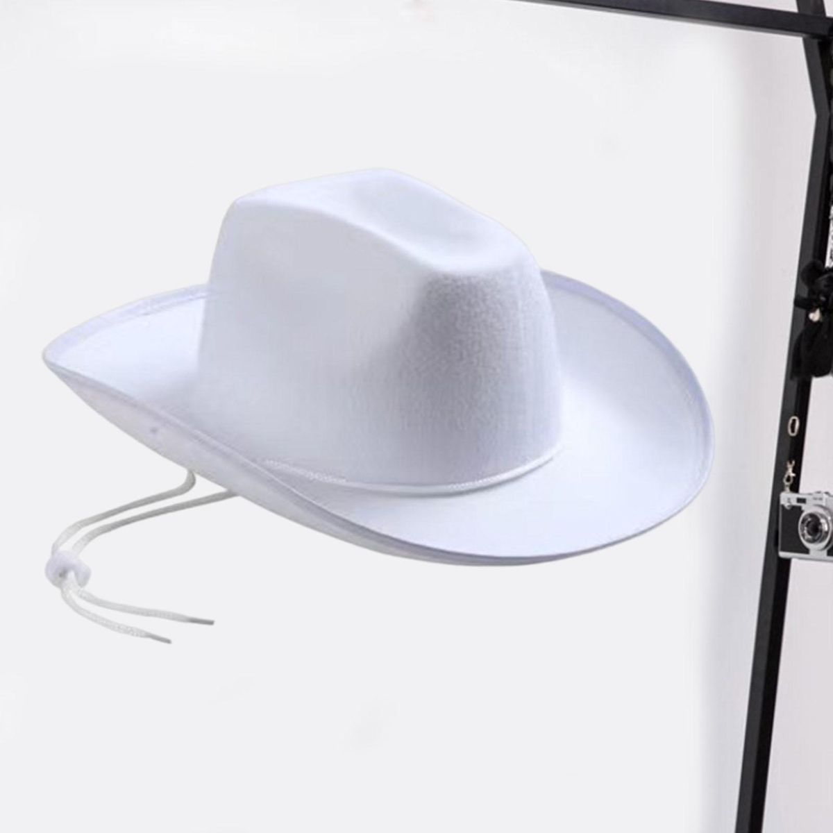 Jazz Hat Western Cowgirl Jazz Sun Hat White