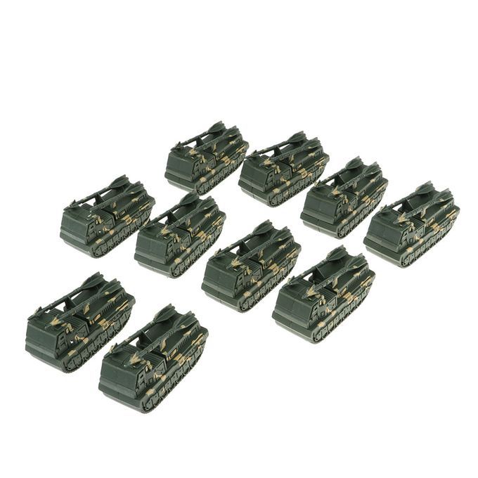 10x Mini Missile Tank Toy Simulation ATGM Vehicle Models Kids Pocket