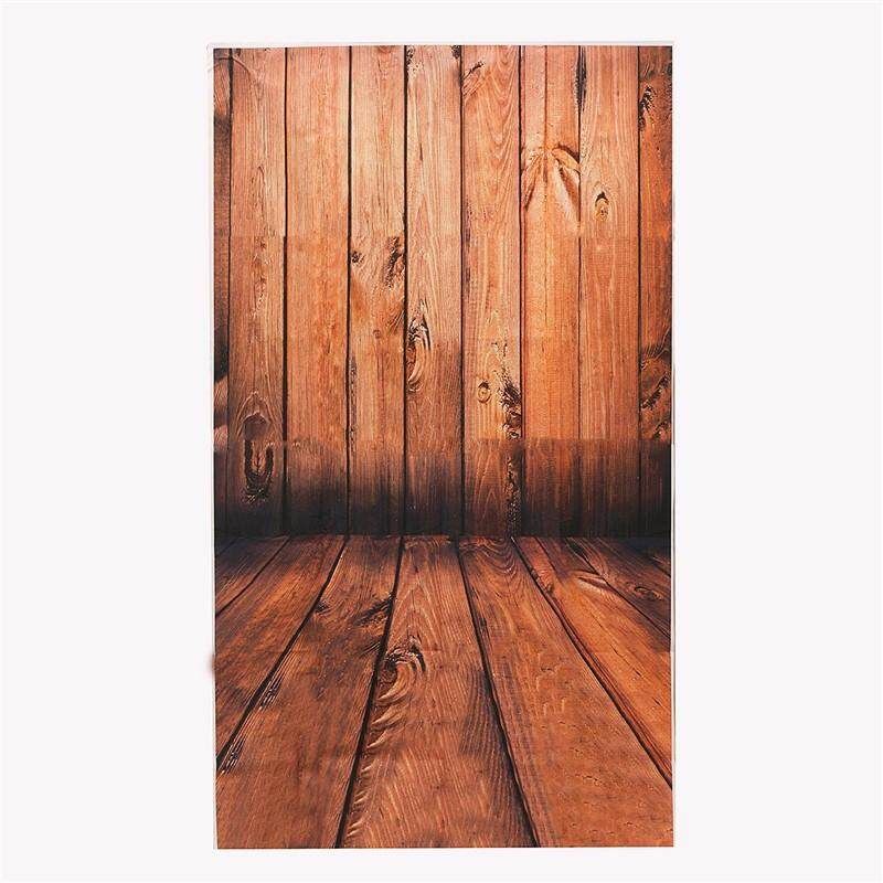 90x150cm Wood Floor Wall Silk Material Photography Backdrop Background Props