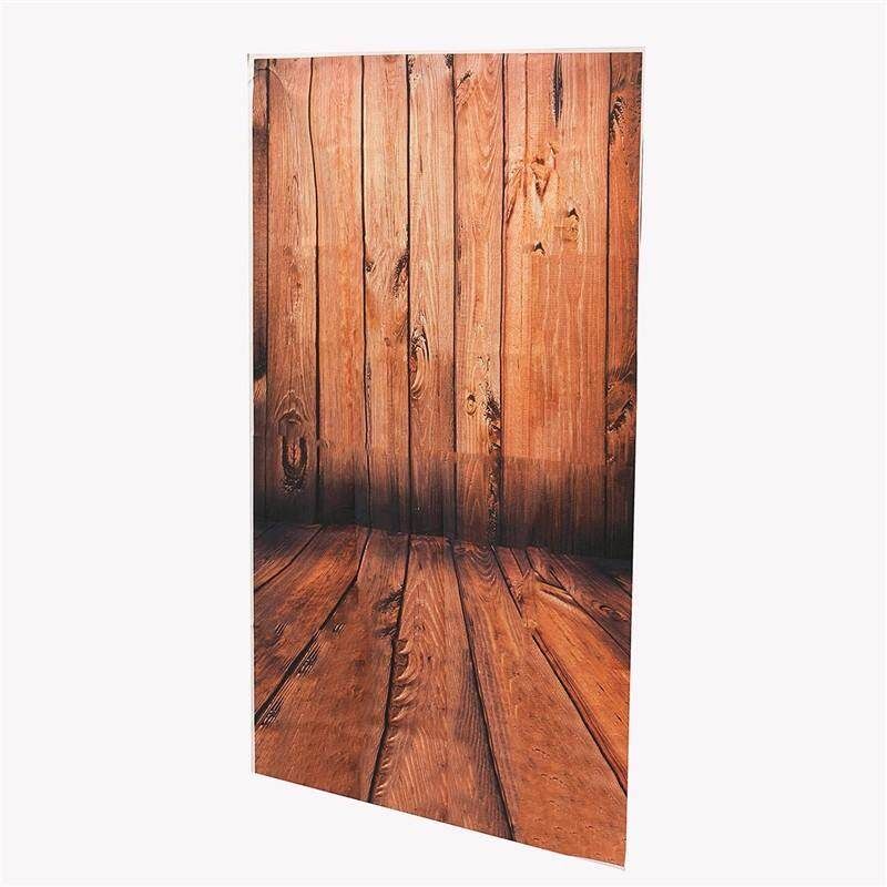 90x150cm Wood Floor Wall Silk Material Photography Backdrop Background Props