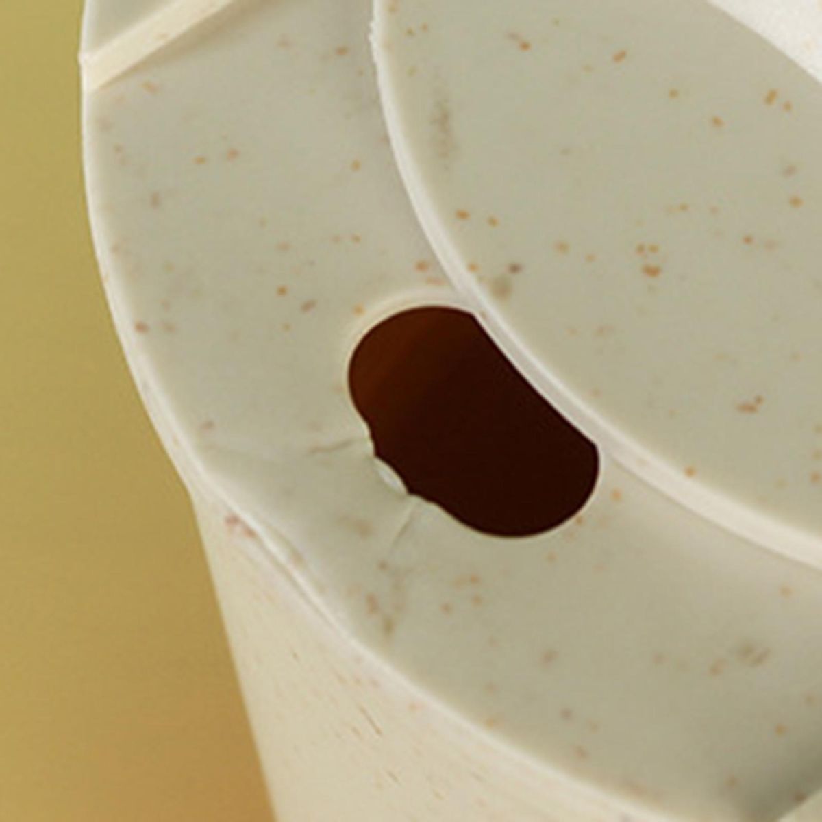 Anti-skid Coffee Cup Thick Leakproof 380ml Travel Mug with for Outdoor Yellow