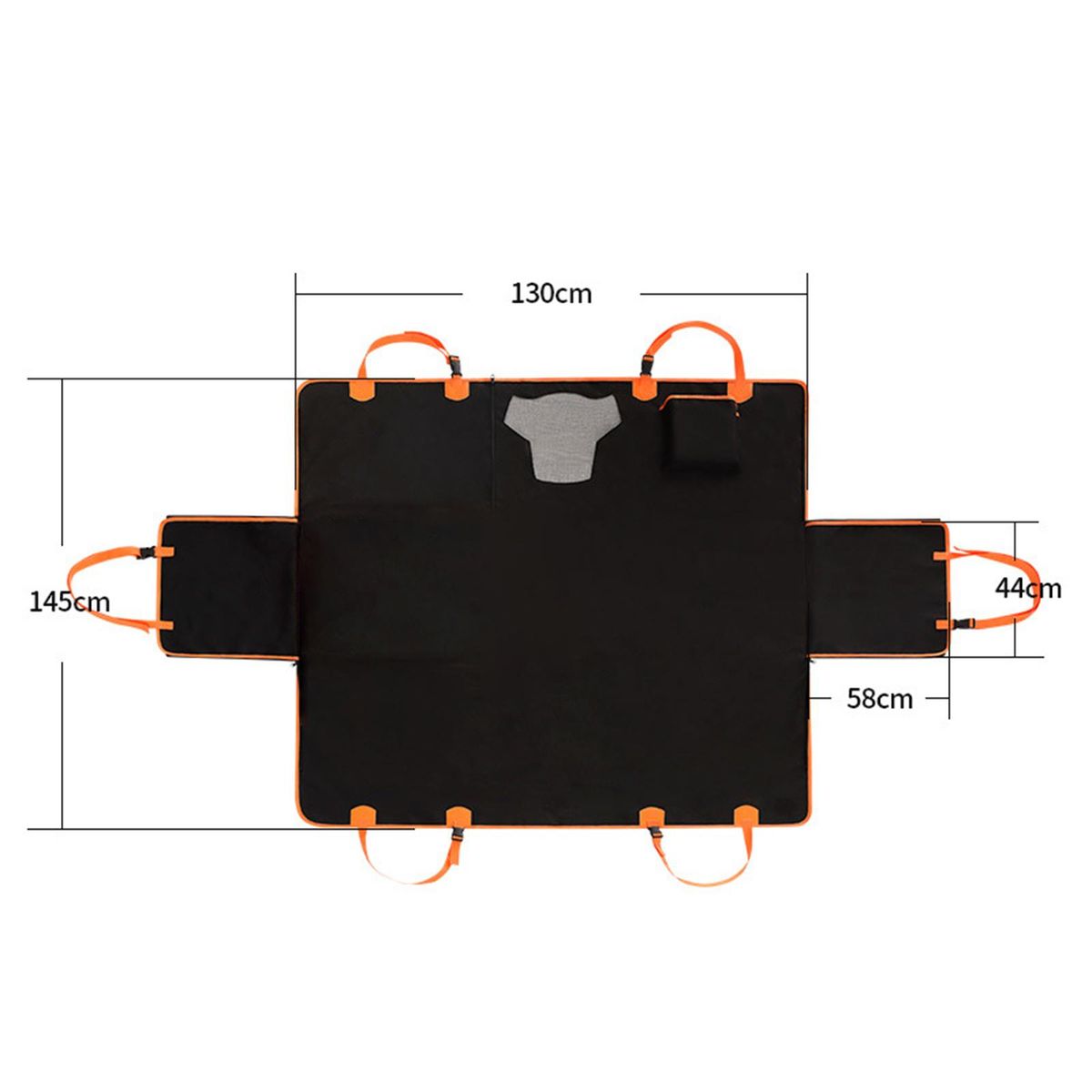 Waterproof Dog Car Boot Liner Rear Seat Cover Washable Complete