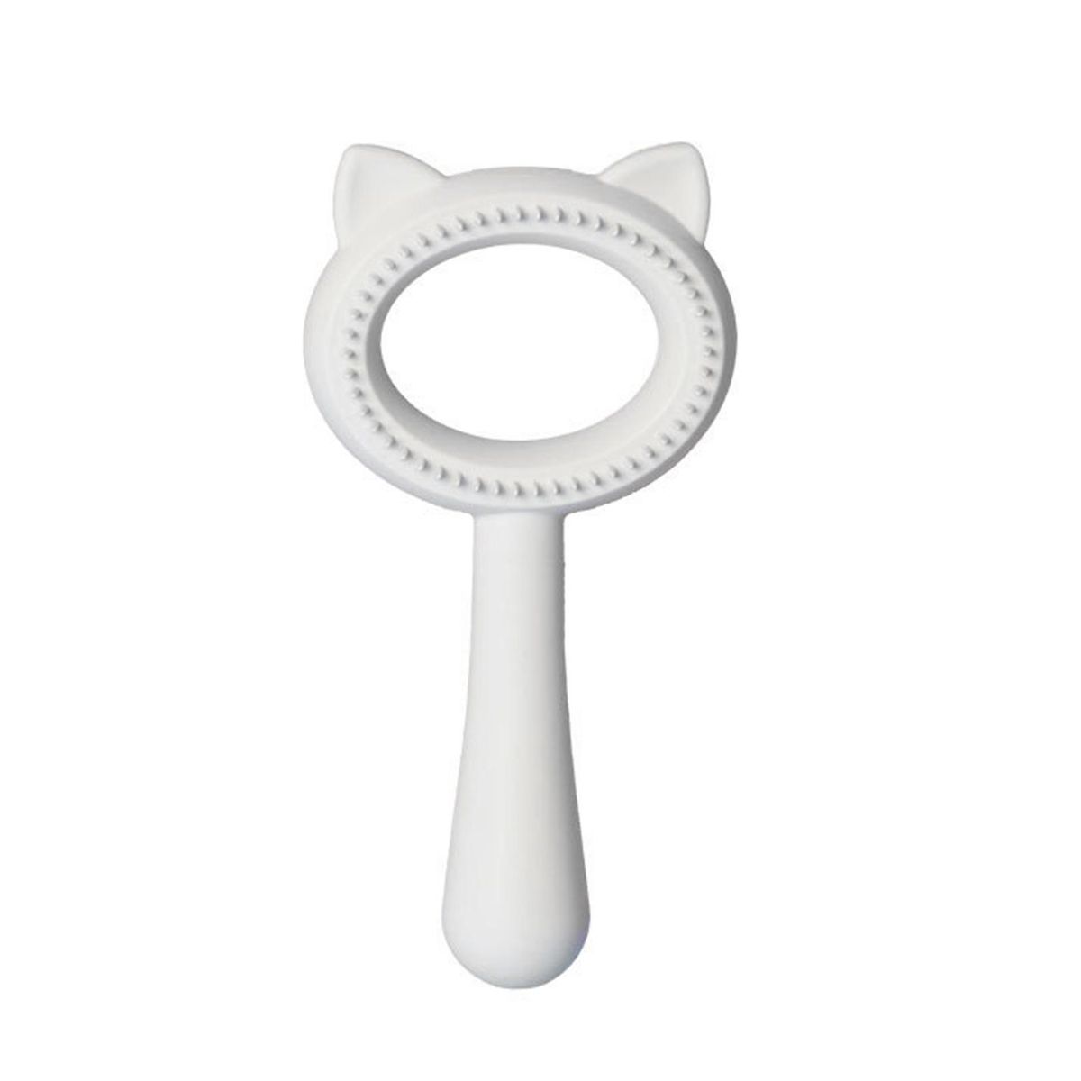 Dog Hair Comb Double-sided Pet Cat Dog Hair Grooming Brush White