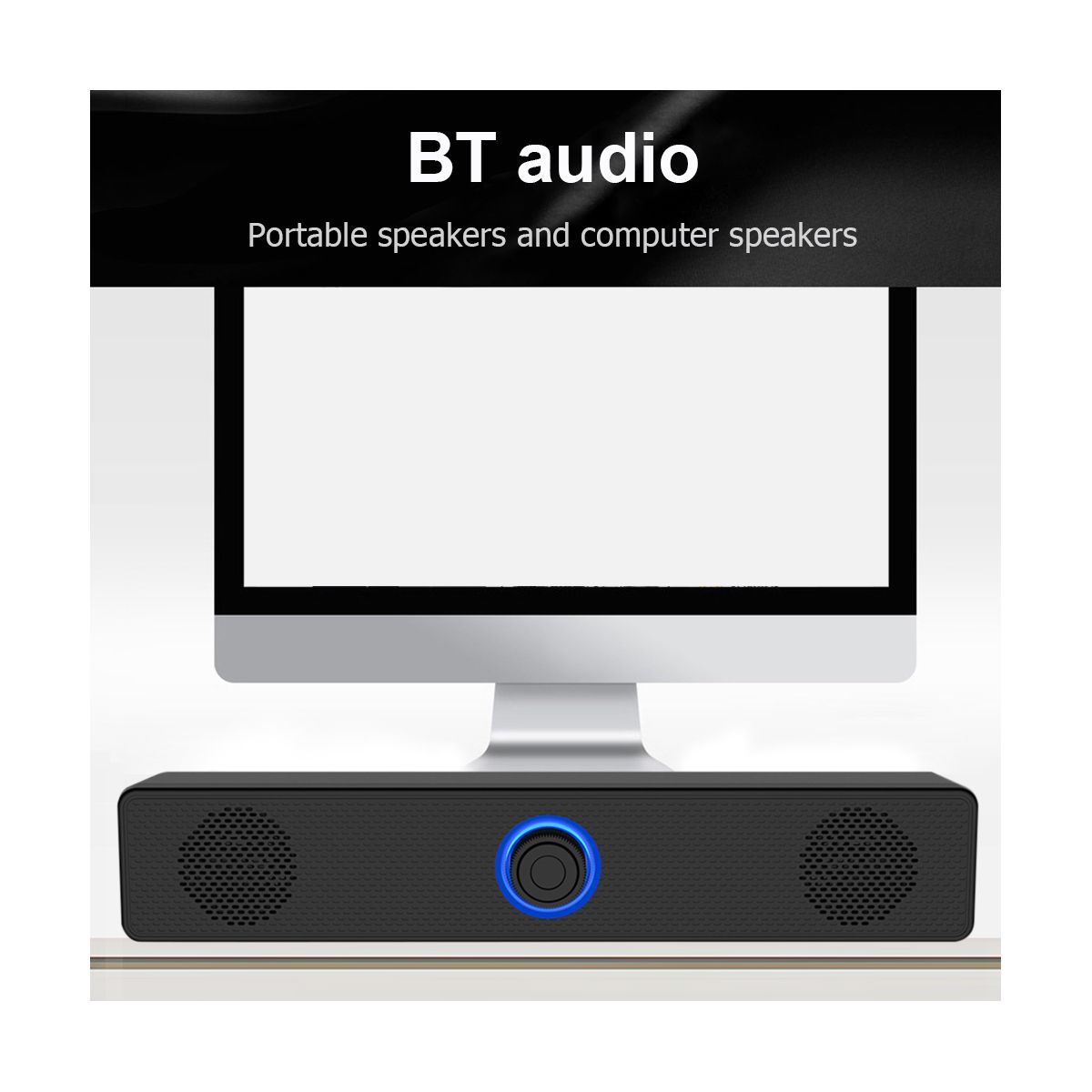 USB Powered Soundbar Bluetooth 5.0 Speaker 4D