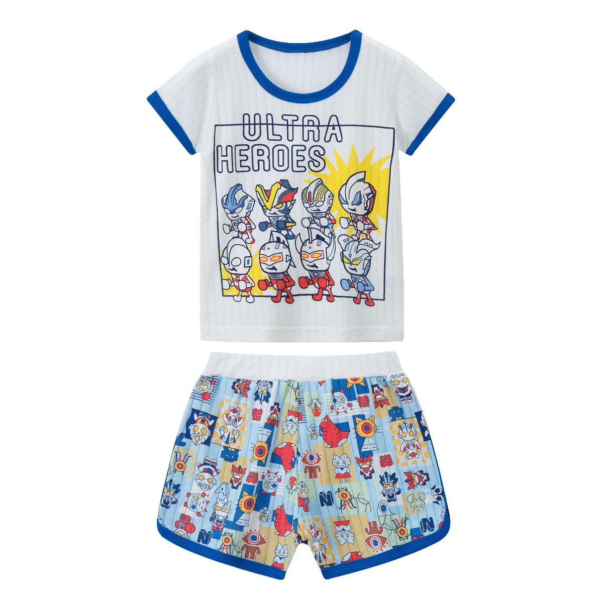 Hot-Selling New Arrival Boys And Girls Baby Short Sleeve Shorts Suit Two-Piece Set Pure Co