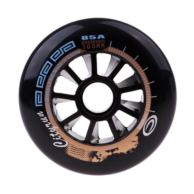 Replacement Inline Roller Skate Wheels For Men Women 100mm Black