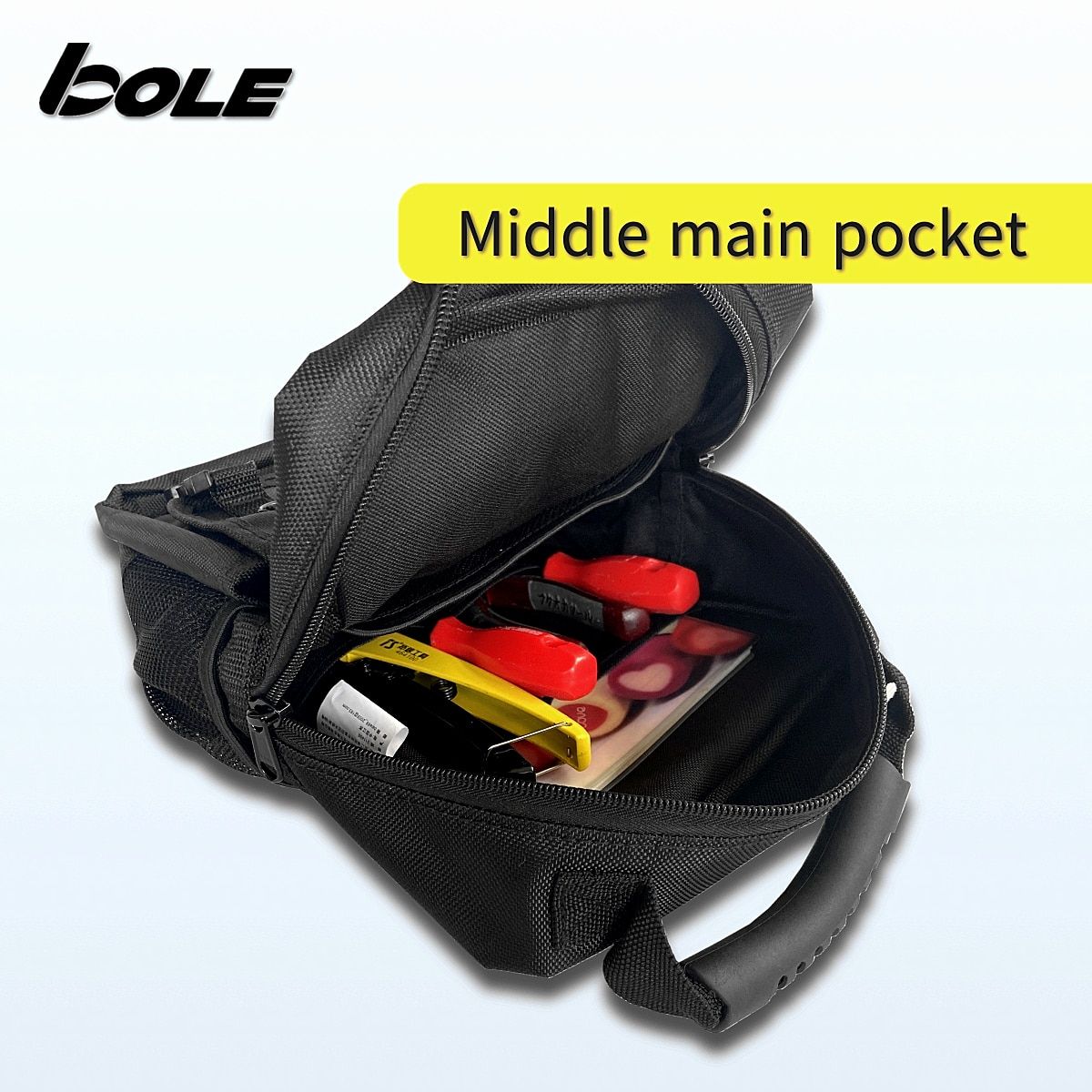 Chest Hang Tool Bag Single Shoulder Bag 1680D Oxford Cloth Backpack Multi-Functional Hard Man Style Preferred Satchel