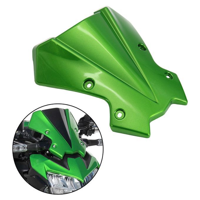 Front Big Windshield Windscreen Exterior Parts For KAWASAKI Z900 Green