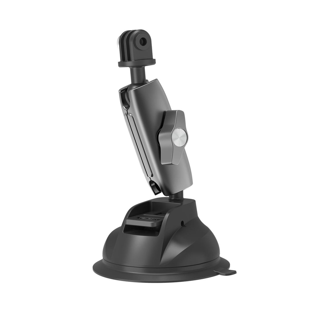 TELESIN TE-SUC-010 Aluminum Alloy Suction Cup Mount with Double Ball Head 1/4 Inch Screw Replacement for GoPro 11 10 9 Action Camera ILDC Smartphone