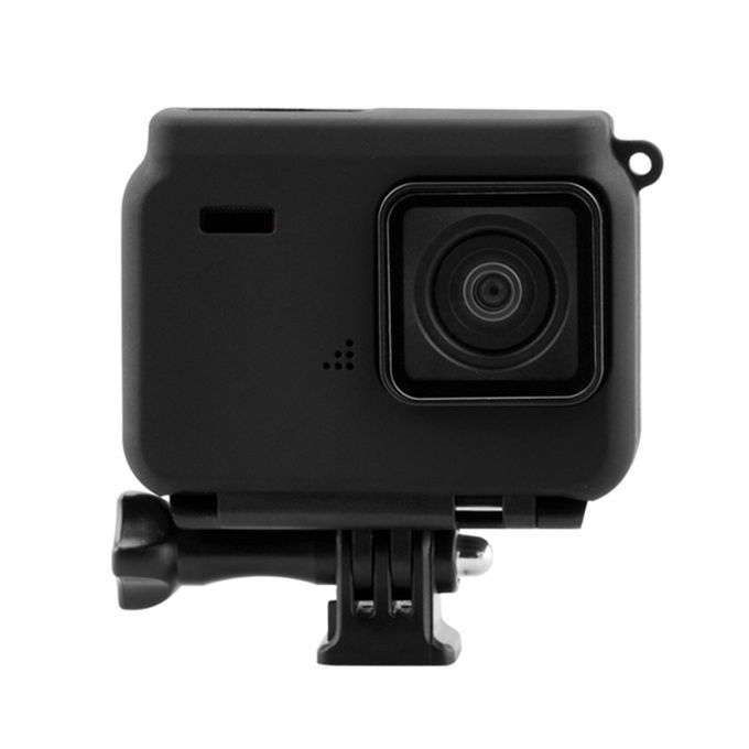 Camera Frame Dustproof Protective Silicone Cover Case-Black