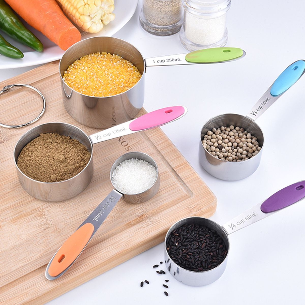 10PCS Measuring Cups And Spoons Set For Dry And Liquid