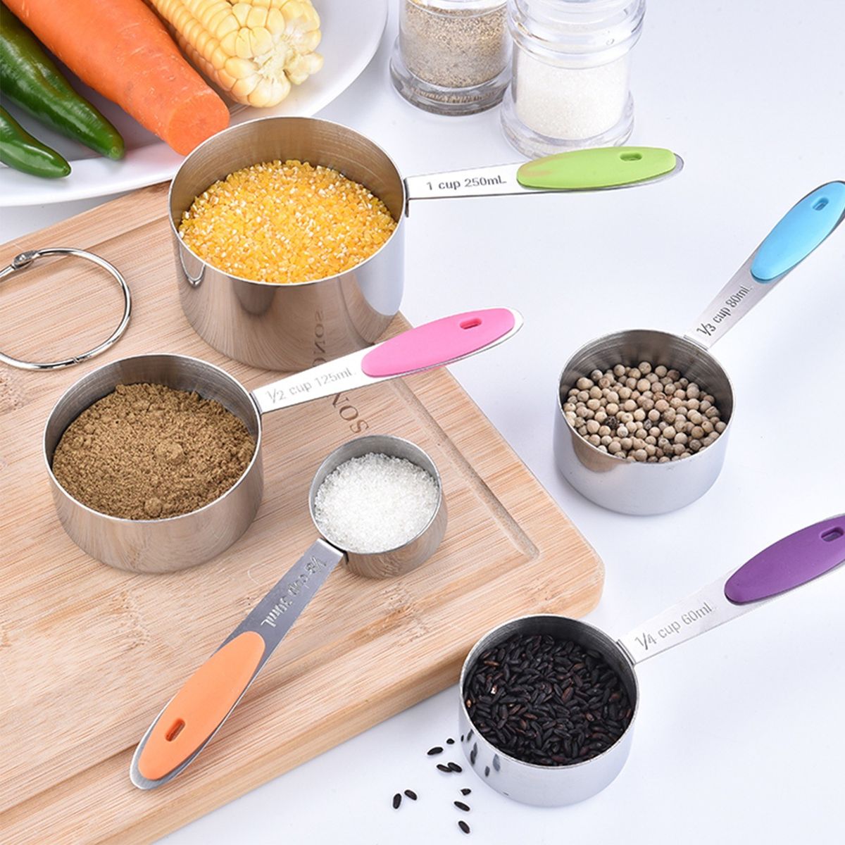 10PCS Measuring Cups And Spoons Set For Dry And Liquid