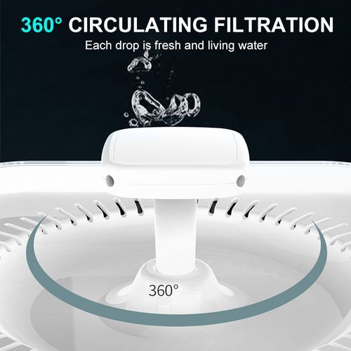 3L Large Capacity Pet USB Automatic Drinking Fountain  White