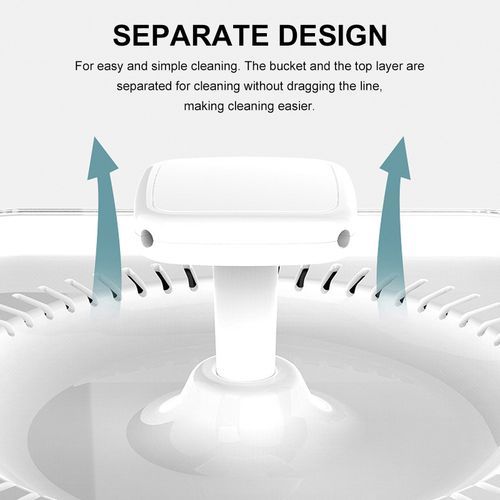 3L Large Capacity Pet USB Automatic Drinking Fountain  White
