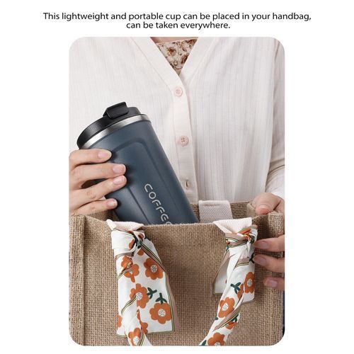 510Ml Coffee Cup Leakproof Insulated Thermal Car Portable