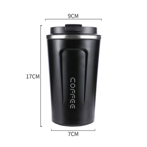 510Ml Coffee Cup Leakproof Insulated Thermal Car Portable