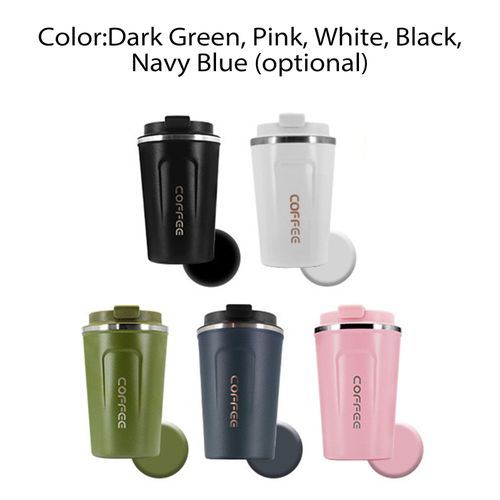 510Ml Coffee Cup Leakproof Insulated Thermal Car Portable