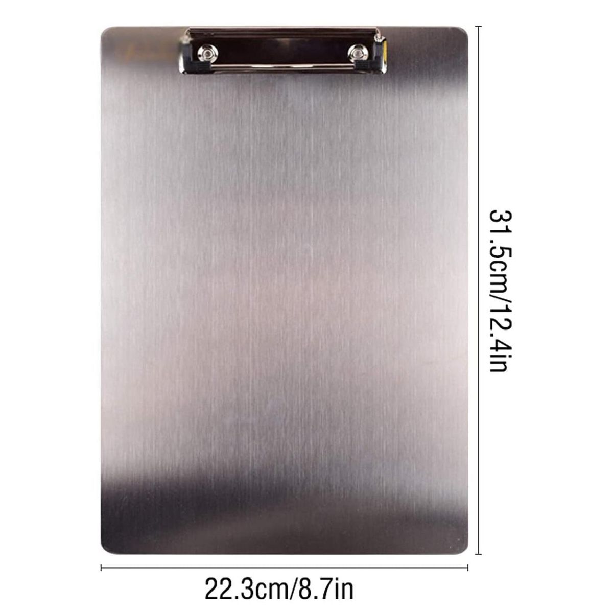Metal Clipboard Folder A4 Stainless Steel Clip Board Bill