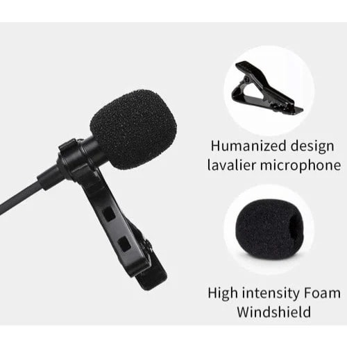 Lavalier Microphone - 3.5 Aux 3.5mm Jack