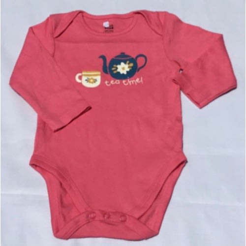 Baby Teapot Pack Of 3 Long Bodysuits