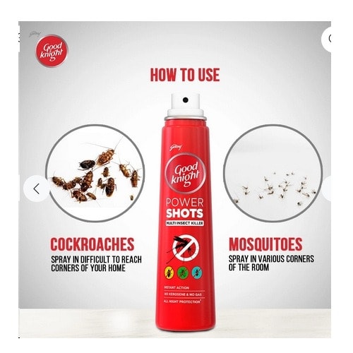 Power Shots Good Knight Multi Insect killer - 120ml