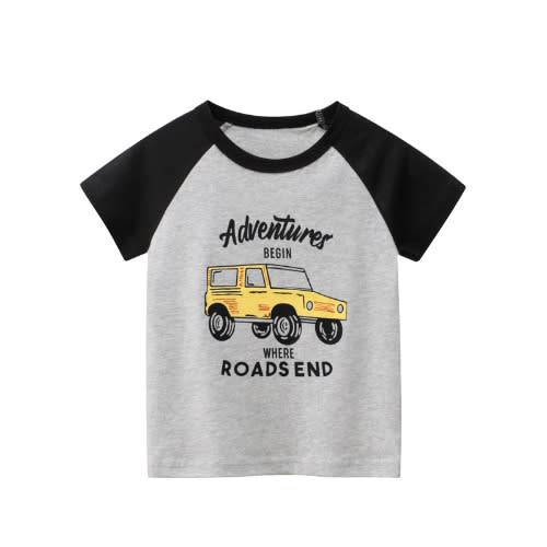 Adventurer Boy Top- Grey