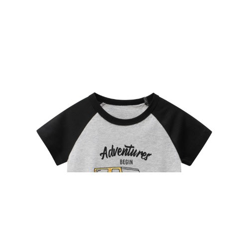Adventurer Boy Top- Grey