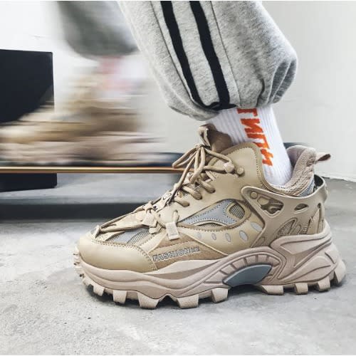 Hipster Sneakers In Khaki