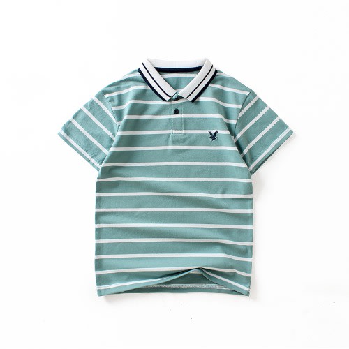 Boys Striped Polo - Multicolor