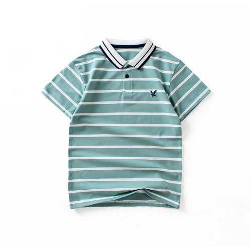 Boys Striped Polo - Multicolor