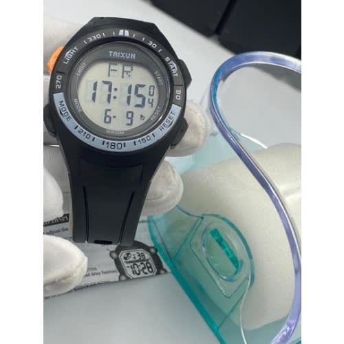 Men Tx Digital Wristwatch- Black