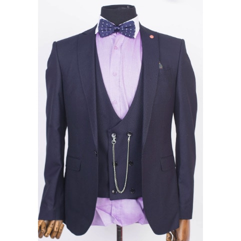 3 Piece Suit - Navy Blue