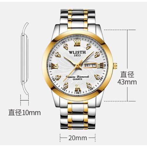 Men Two-tone Fashion Watch