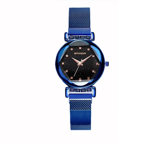 Women's Bracelet Waterproof Wristwatch - Blue