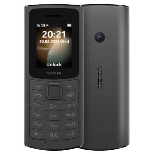 110 - 4G LTE - Dual Sim - Fm Radio - Internet Browser - Games - Torch - MP3 Player - Black