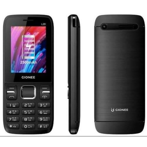 L20 - 2.4 Qvga Screen - Dual Sim - Call Recording - 2500mAh Battery - Black