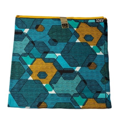 Hexagon Pattern Ankara - 6 Yards