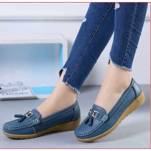 Women Wedges Shoe - Blue